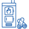 Wood Icon Space Heating