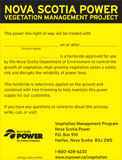 Vegetation_Management_Sign_thm NSP Vegetation Management Project